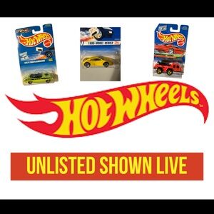 Jan. 17th Unlisted HOT WHEELS Described LIVE Show Delivery times vary 1-3 weeks.
